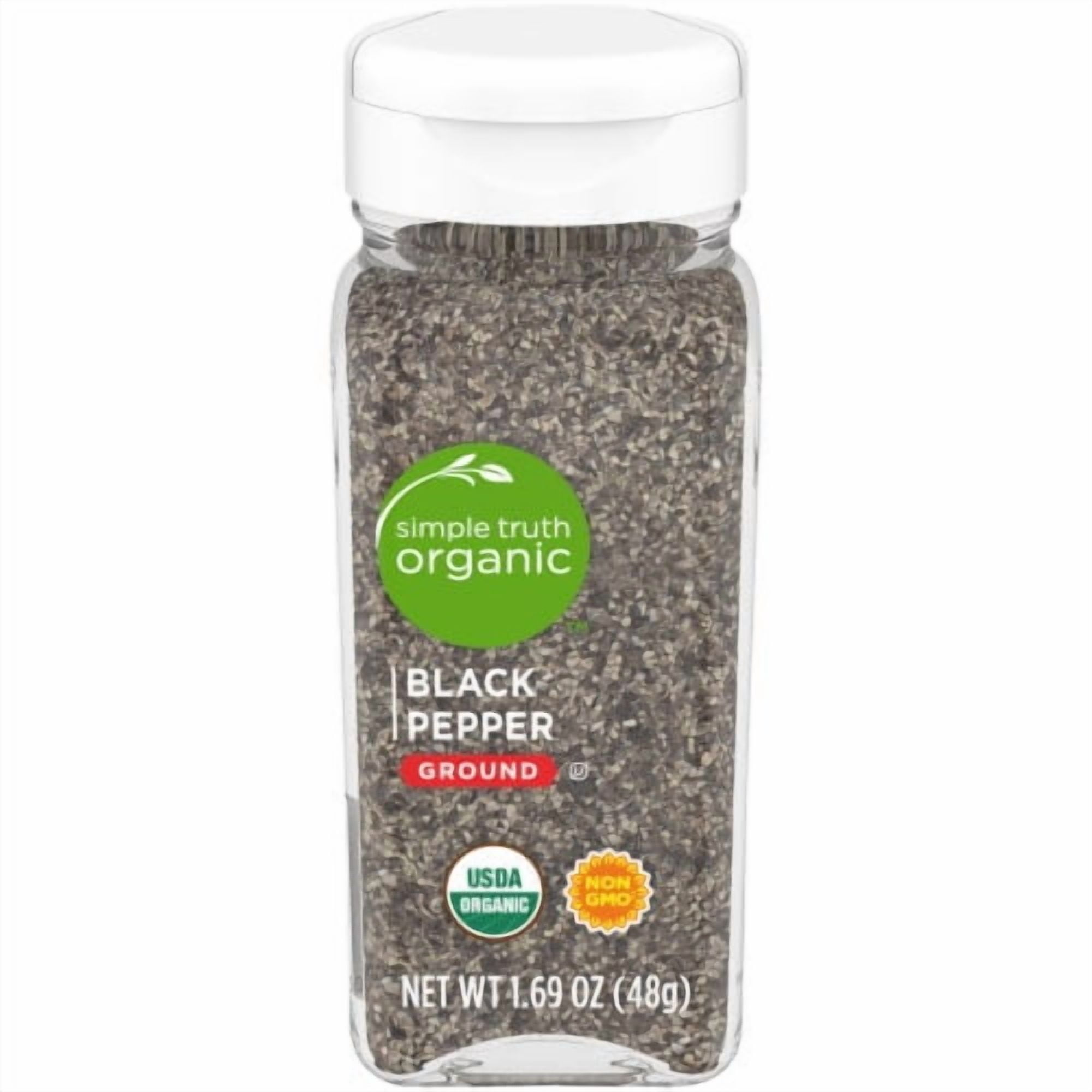 2X-Simple Truth Organic Ground Black Pepper - 1.69 oz