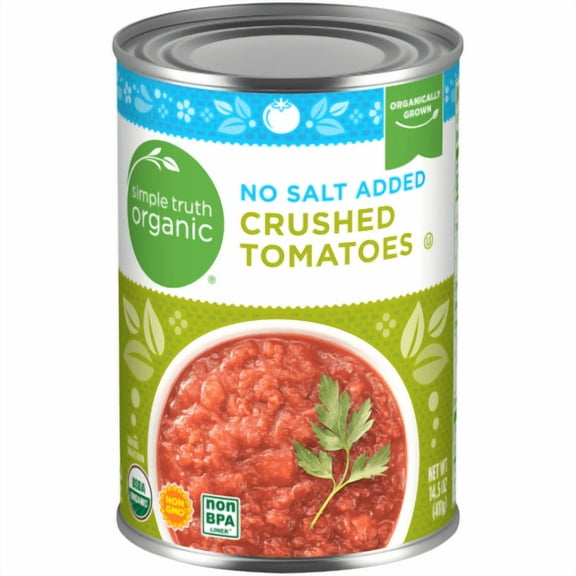 2X-Simple Truth Organic No Salt Added Crushed Tomatoes - 14.5 oz