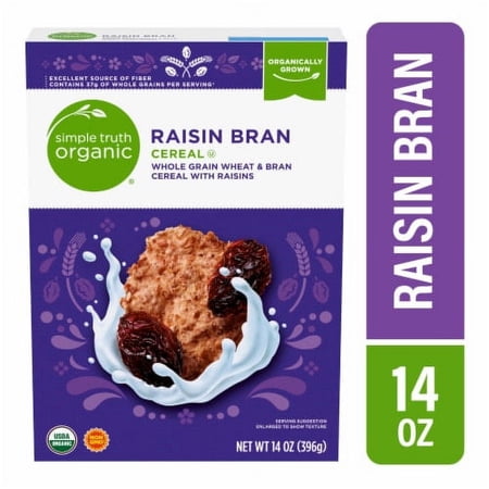 2X-Simple Truth Organic Raisin Bran Cereal - 14 oz