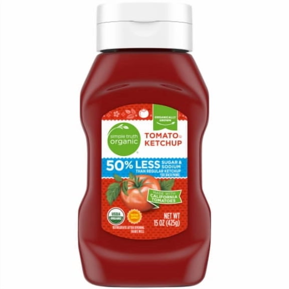 2X - Simple Truth Organic Reduced Sugar & Sodium Tomato Ketchup