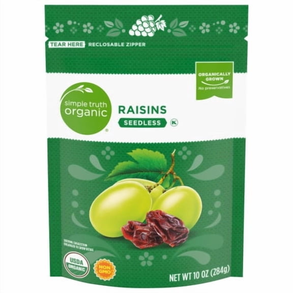 2X-Simple Truth Organic Seedless Raisins - 10 oz