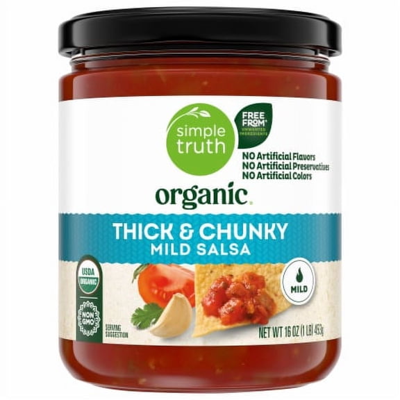 2X-Simple Truth Organic Thick & Chunky Mild Salsa - 16 oz
