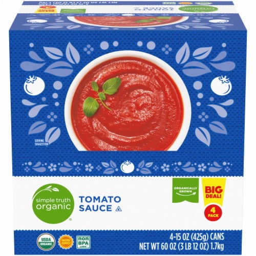 2X-Simple Truth Organic Tomato Sauce BIG Deal! - 15 oz - 4 ct