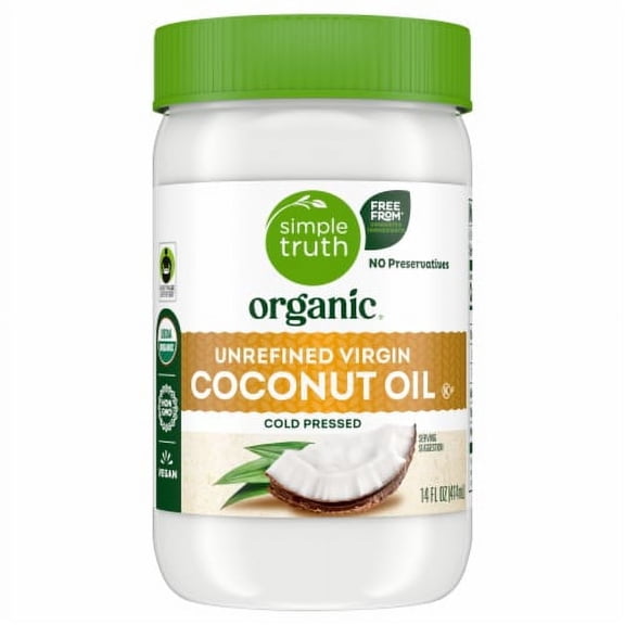 2X - Simple Truth Organic Unrefined Virgin Coconut Oil