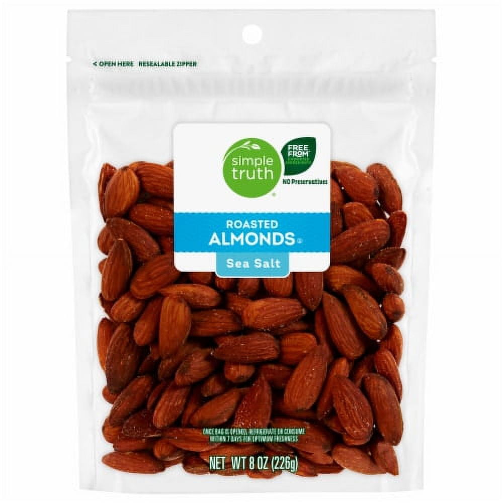 2X-Simple Truth Sea Salt Roasted Almond Nuts - 8 oz