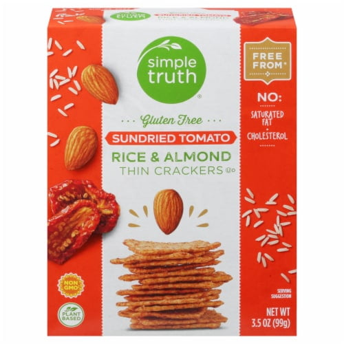 2X-Simple Truth Sundried Tomato Rice & Almond Thin Crackers - 3.5 oz