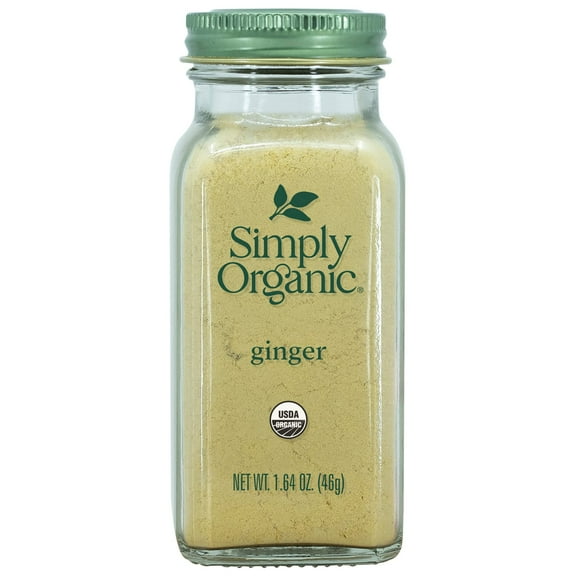 2X - Simply Organic Ground Ginger Root, Certified Organic | 1.64 Oz | Zingiber Officinale Roscoe