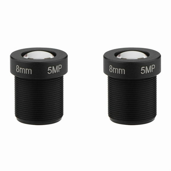 2X Single Board Computer Lens 8mm 5MP HD Network Multi-Function Convenient Practical Portable Security Surveillance Lens