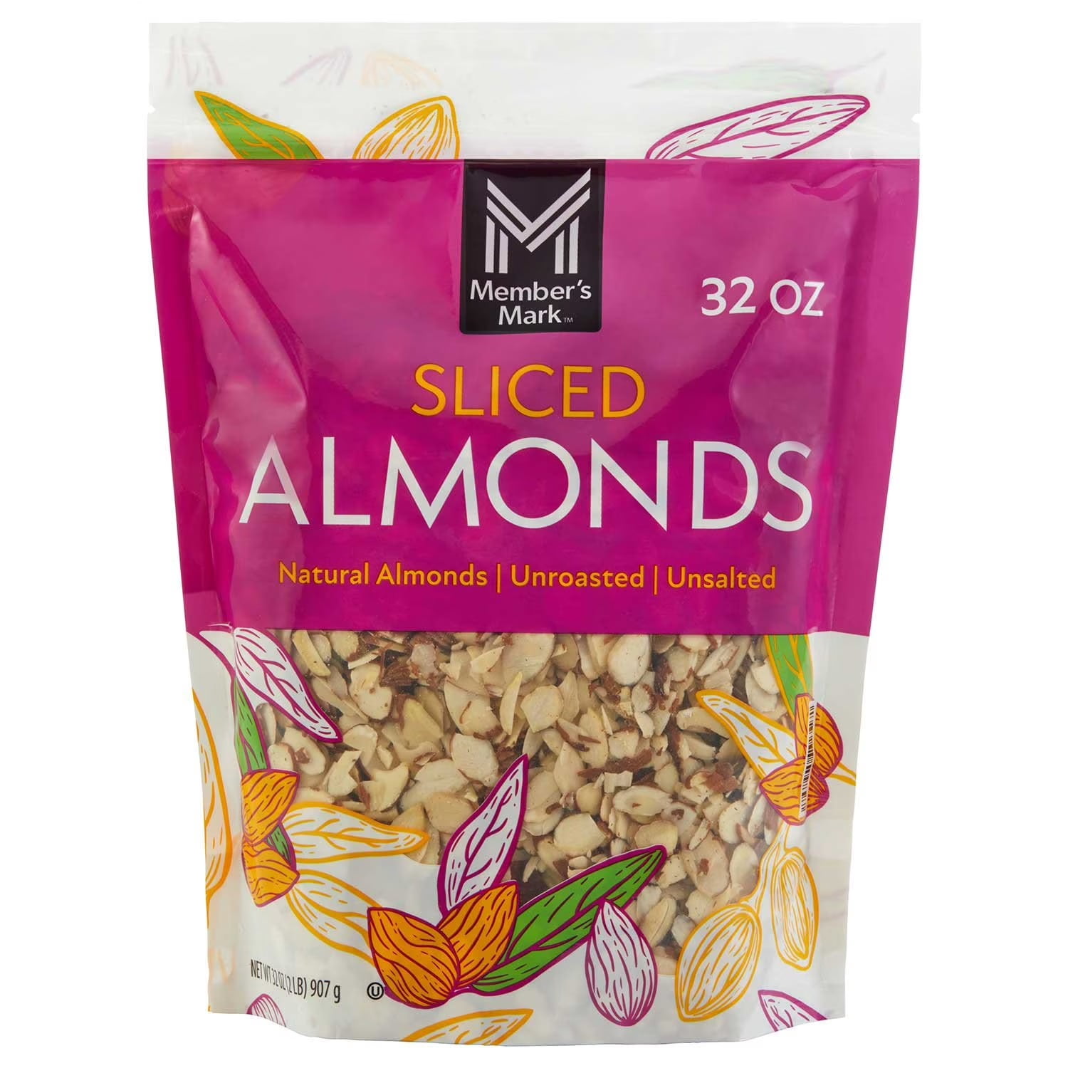 2X  Sliced Almonds, 32 oz.