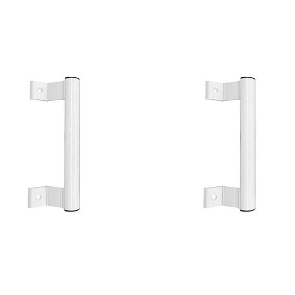 2X Sliding Door Handle 8inch Aluminum Glass Pull Patio Handles Fits 6-5/8 Inch Mounting Holes