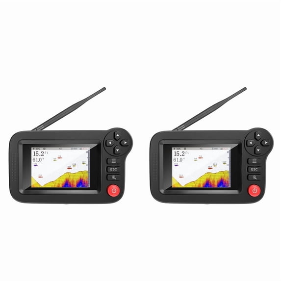 2X Smart Fish Finder - Portable Fish Finder and Depth Finder for Recreational Fishing From Dock, Shore or Bank