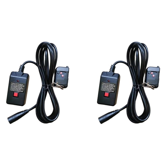 2X Smoke Fog Machine Wired Remote Control Parts Remote Controller Receiver for 400W 900W 1500W Stage Effects Fogger