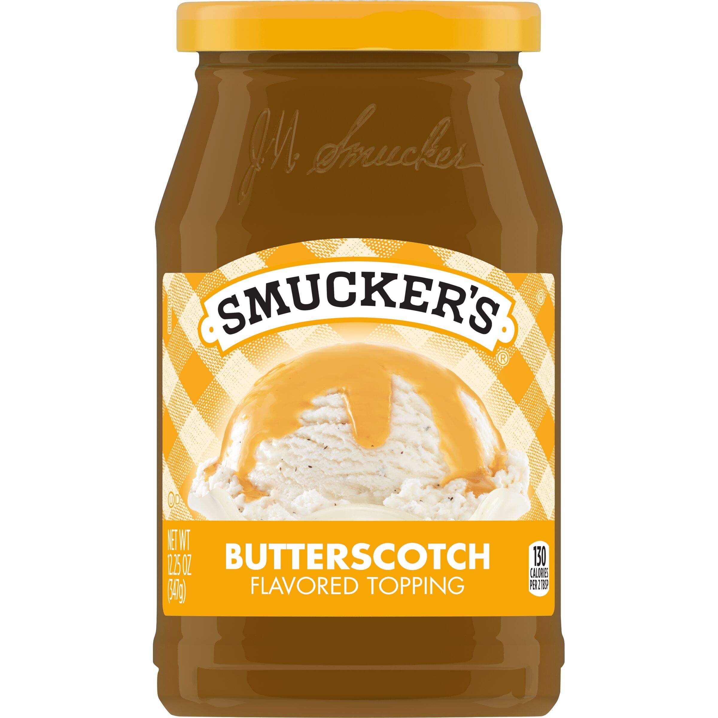 2X - Smucker,S Butterscotch Flavored Topping, 12.25 Oz Jar