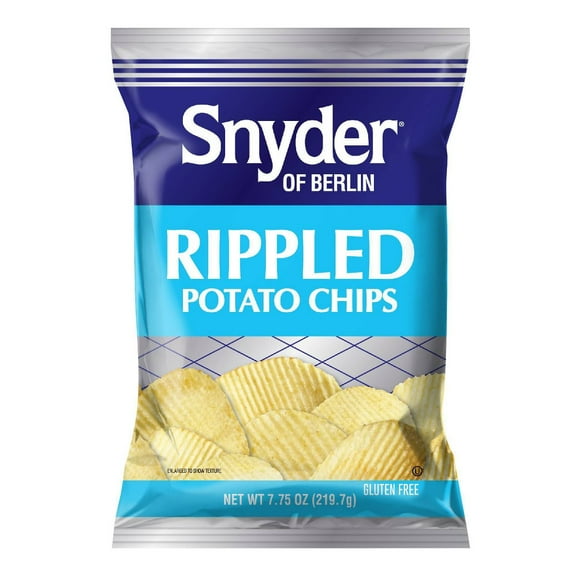 2X - Snyder of Berlin Rippled Potato Chips - 7.75oz