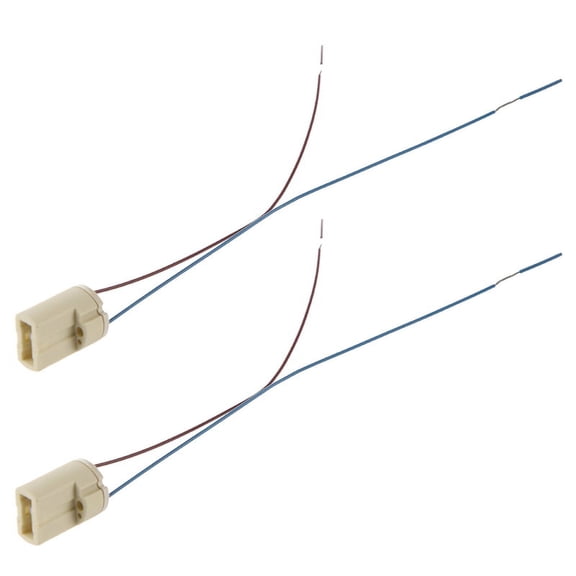 2X Socket Ceramic Light Holder 2A 250V,2 x socket,white