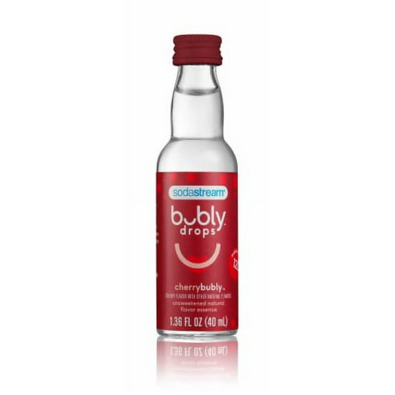 2X-SodaStream bubly drops Cherry Unsweetened Natural Flavor Essence - 1.36 fl oz
