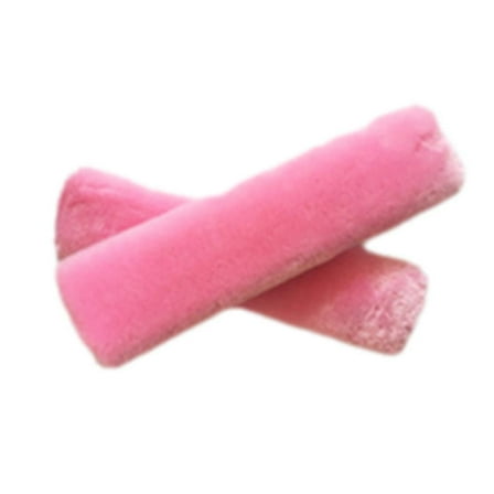 2X Soft Faux Sheepskin Car Seat Belt Pads Cover Shoulder Strap Covers H6N6