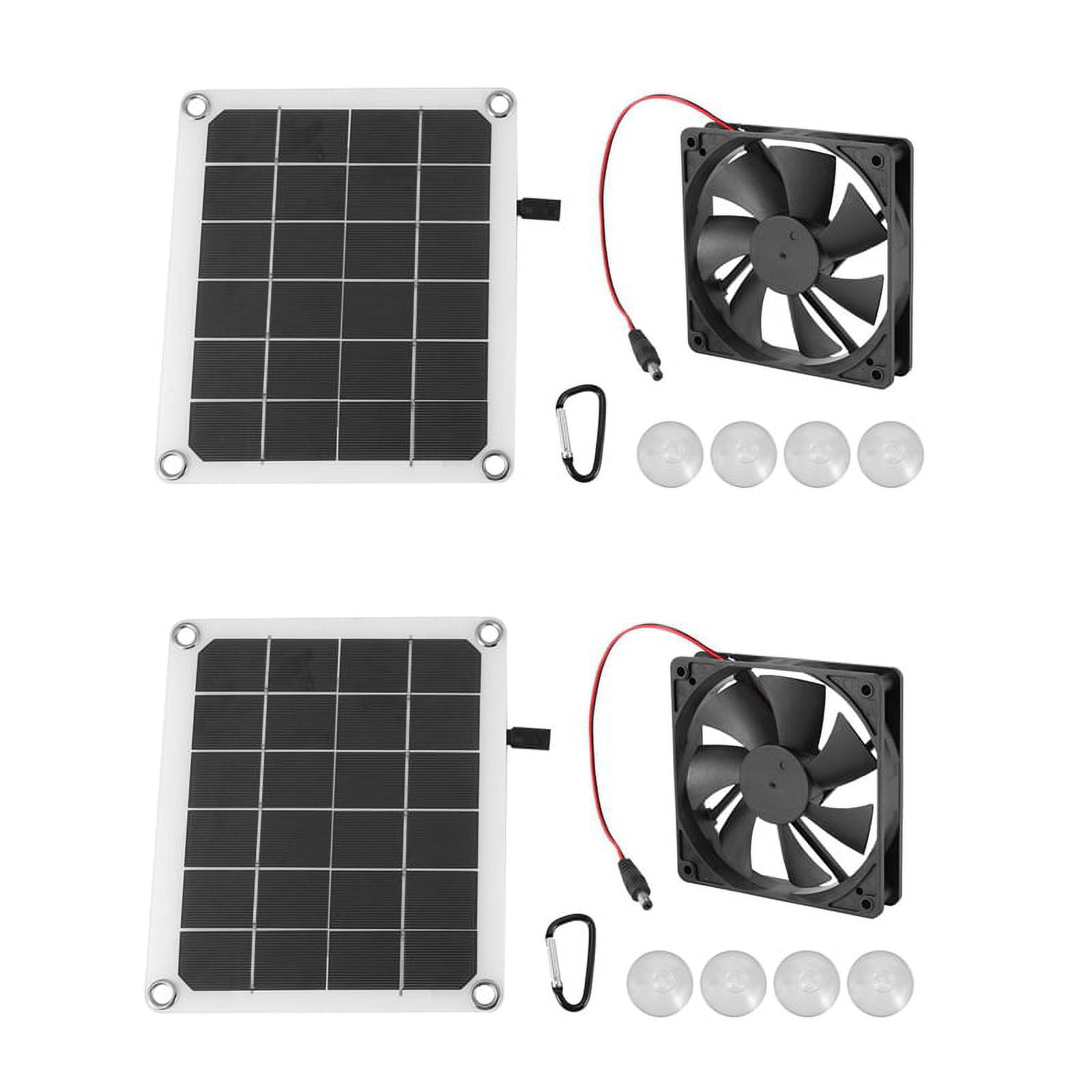 2X Solar Panel , 5V10W Waterproof Solar , Portable for , Greenhouses, Pet Houses