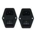 2X Solder Lug Terminals IEC 320 C14 EMI Filter + Boat Switch + Fuse