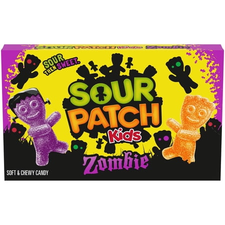 2X - Sour Patch Kids Halloween Zombies Theater Box - 3.5oz