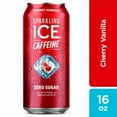 thumbnail image 1 of 2X - Sparkling Ice +Caffeine Zero Sugar Cherry Vanilla Sparkling Water, 1 of 5