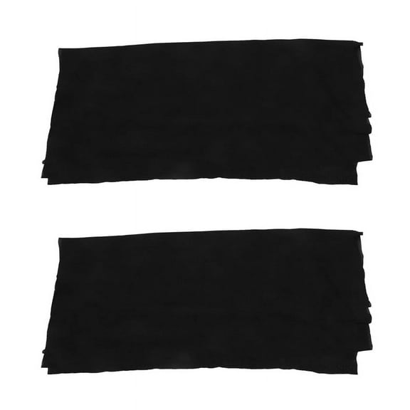 2X Speaker Grill Cloth Stereo Gille Fabric Speaker Radio Mesh Cloth 1.7Mx0.5M Black