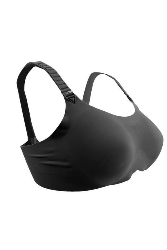 2X Special For Silic Form False Bra 90C Black