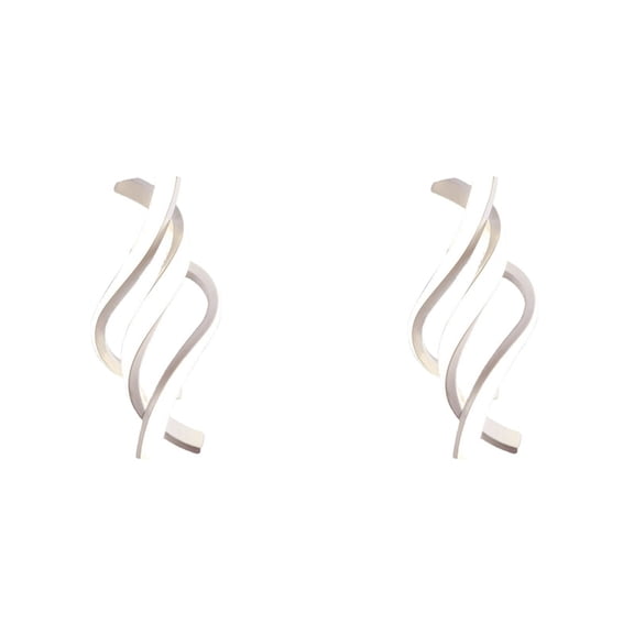 2X Spiral Modern LED Wall Sconce Lighting,28W Cool White Indoor Wall Light Wall Light Fixtures,for Bedroom Bathroom