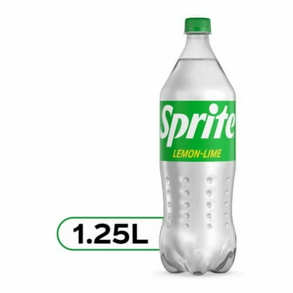 2X-Sprite Lemon Lime Caffeine Free Soda Bottle - 1.25 liter