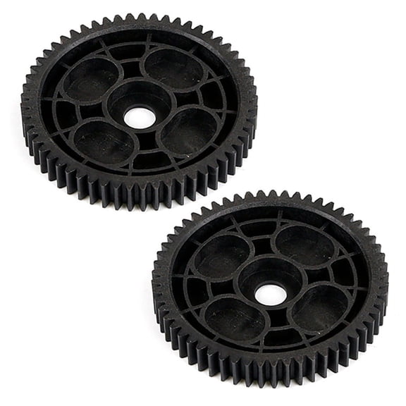 2X Spur Gear 57 Tooth and Damper Set Fit for 1/5 ROVAN KM BAJA 5B Rc Car Parts-66062