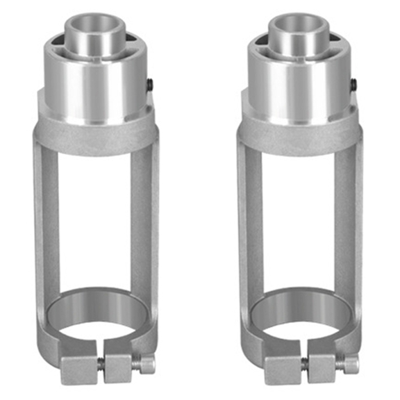 2X Square Hole Drill Bit Adapter Fixing Bracket Attachment Joint Mortiser for Hand Electric