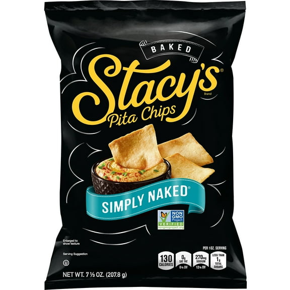 2X - Stacy,S Simply Naked Pita Chips, 7.33 Ounce