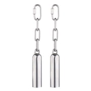 2X Stainless Steel Bell Toy for Birds,Heavy Duty Bird Cage Toys Parrots, African , Mini Macaws, Small Cockatoos