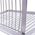 thumbnail image 1 of 2X Stainless Steel Folding Hanging Dish Rack Draining Bowl Rack Plates Organizer Tableware Kitchen Storage Kitchen Shelf, 1 of 1