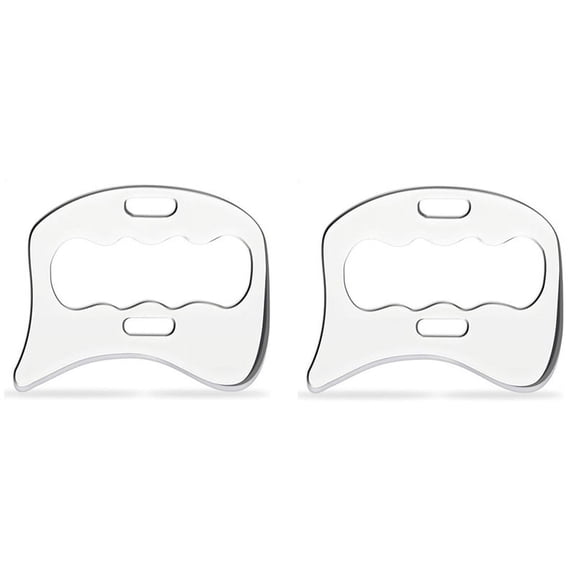 2X Stainless Steel Guasha Massage ,Iastm Scraping Tool for Soft Tissue Scraping Tool,Used for Back, Legs, Arms