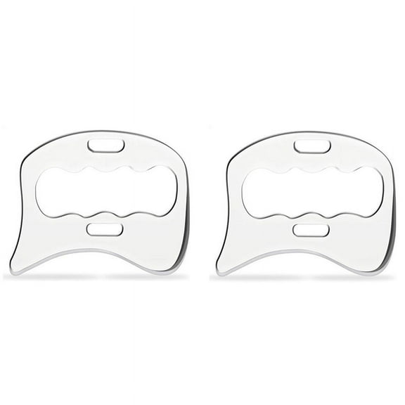 2X Stainless Steel Guasha Massage Tools,Iastm Scraping Tool for Soft Tissue Scraping Tool,Used for Back, Legs, Arms