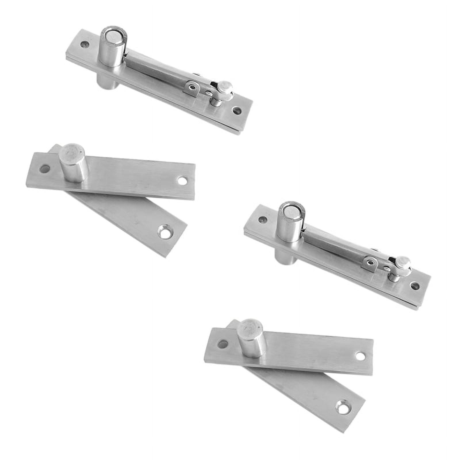 2X Stainless Steel Pivot Door Hinge Pivot Hinge for Wood Doors Shaft