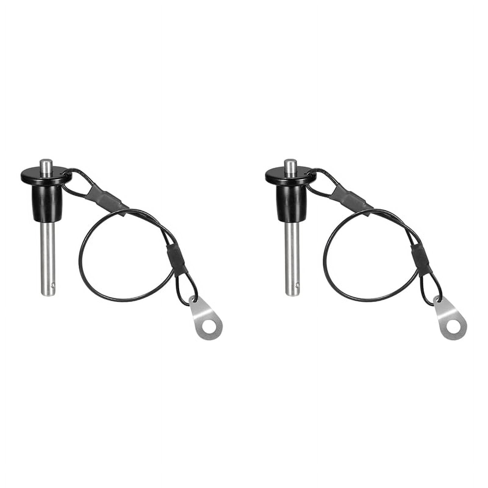 2X Stainless Steel Quick Release Pin 6mm Diameter Ball Locking Pin with ...