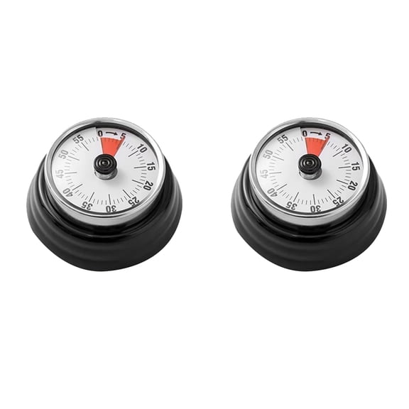 2X Stainless Steel Sauna Timer, Mechanical Clock Timer Sauna Accessory for Sauna Rooms and Spas,Mechanical Self Drive