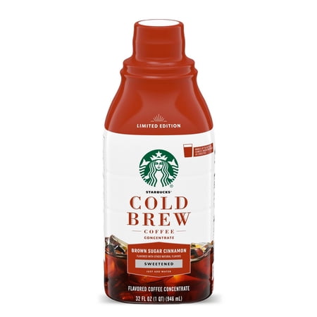 2X - Starbucks Brown Sugar Cinnamon - Cold Brew Concentrate - 32oz