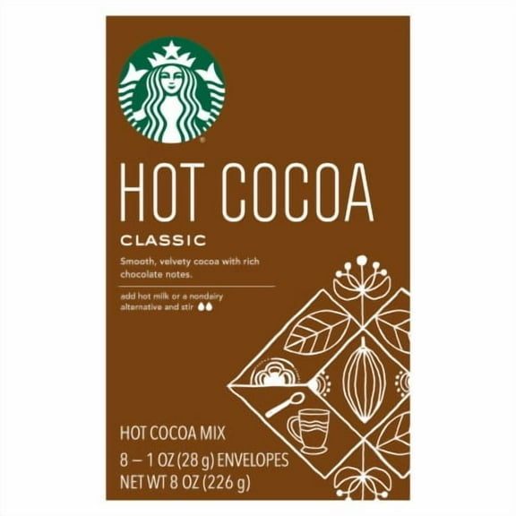 2X-Starbucks Classic Hot Cocoa Mix - 8 ct