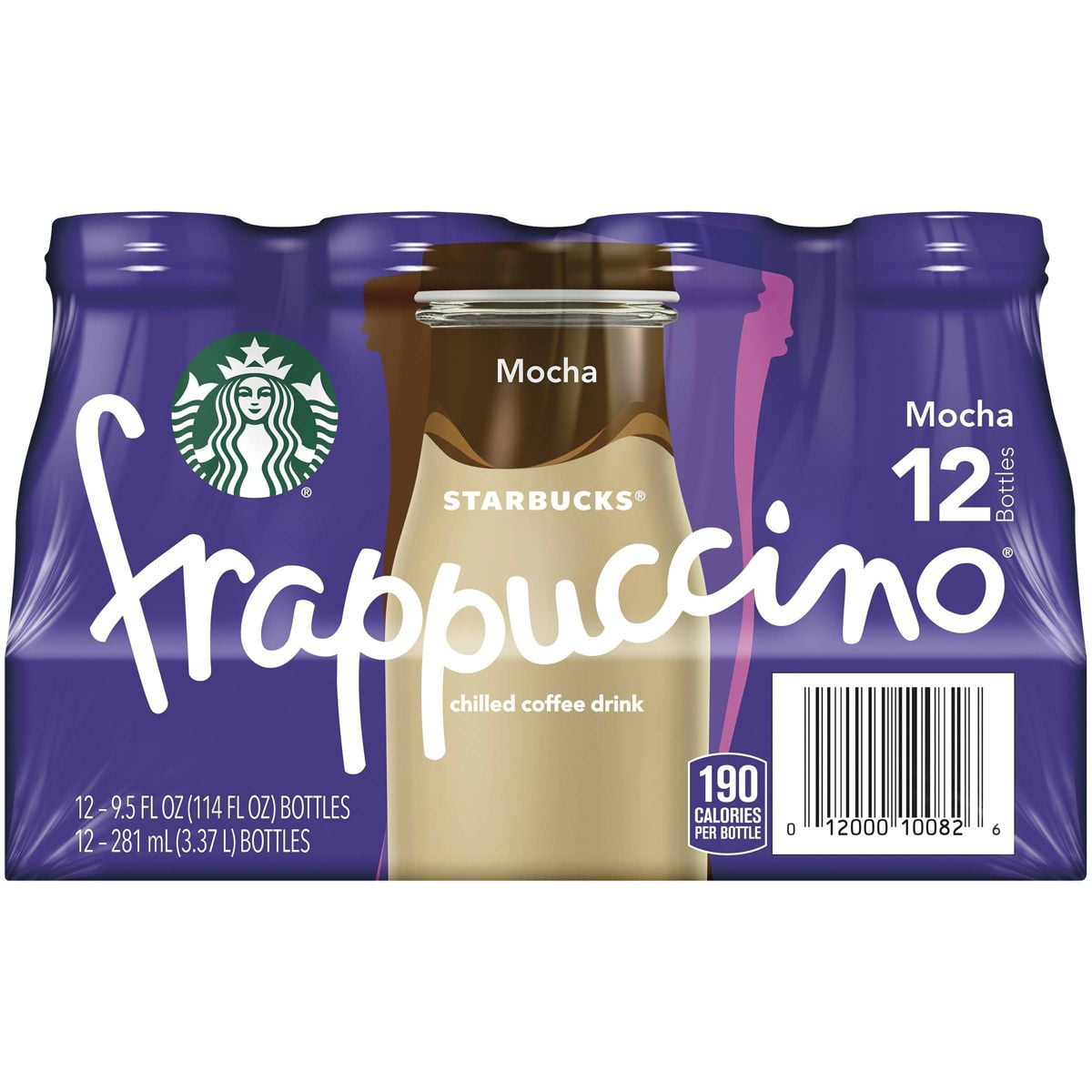 2X - Starbucks Frappuccino Mocha Coffee Drink - 12pk/9.5 fl oz Bottle