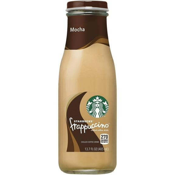 2X - Starbucks Frappuccino Mocha Coffee Drink - 13.7 fl oz Glass Bottle