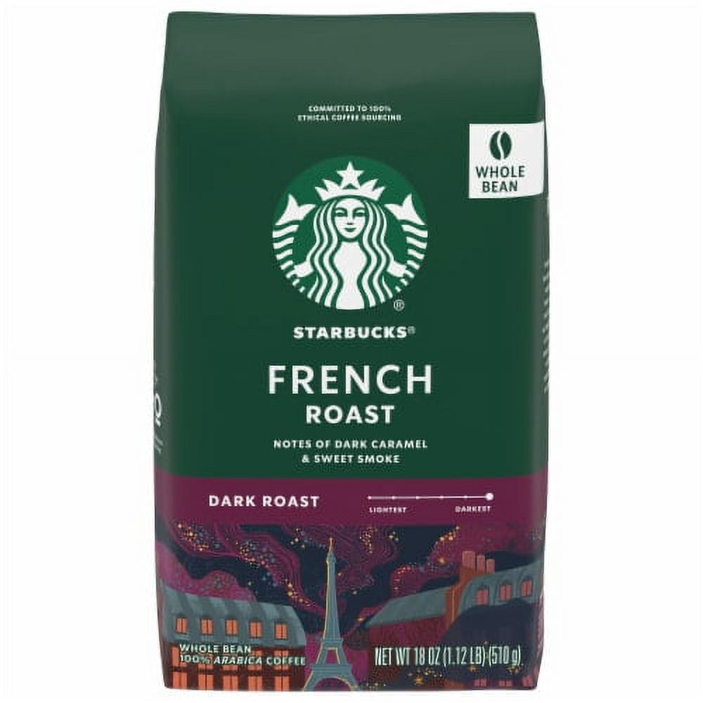 2X-Starbucks French Roast Whole Bean Coffee - 18 oz