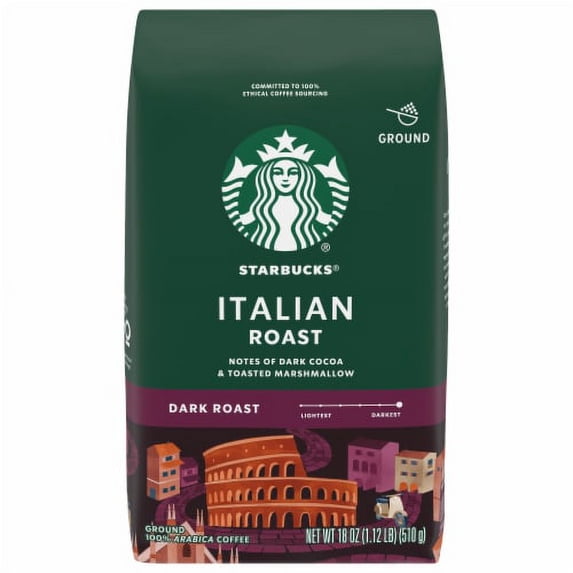 2X-Starbucks Italian Roast Ground Coffee - 18 oz