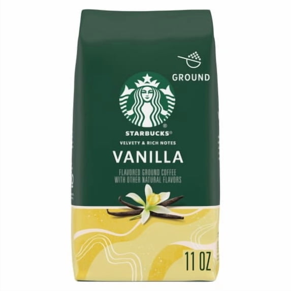 2X-Starbucks Vanilla Flavored Ground Coffee - 11 oz