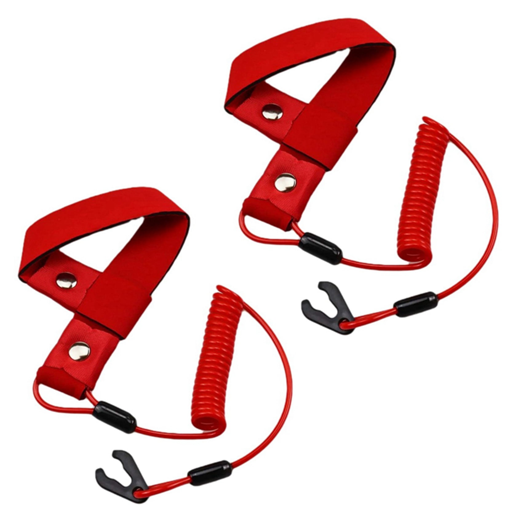 2X Stop Kill Safety Lanyard Fits Handlebar Switch Key Floating