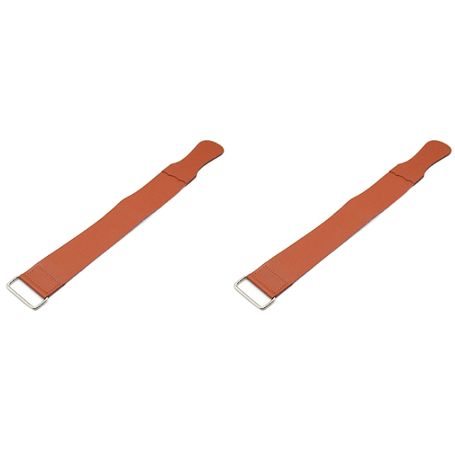 2X Strop, Double Leather Straight Strop, Folding Knife Shave Sharpener