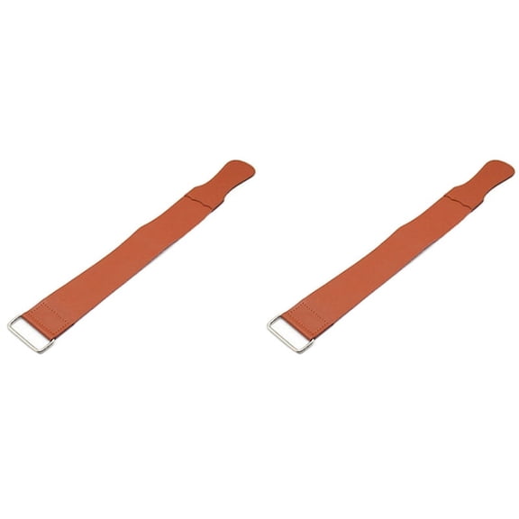 2X Strop, Double Leather Straight Strop, Folding Knife Shave Sharpener, Sharpening Belt