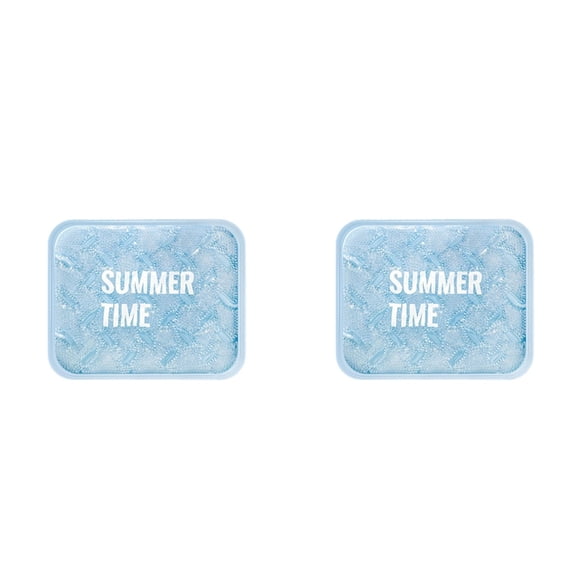 2X Summer Cooling Ice Seat Cushion for Chair Comfortable Soft Gel Integration Seat Pad Multi-Functional Ice Mat Summer